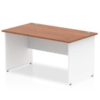Office furniture impulse-140mm-straight-desk-panel-end-leg Dynamic  Walnut Colour Walnut 