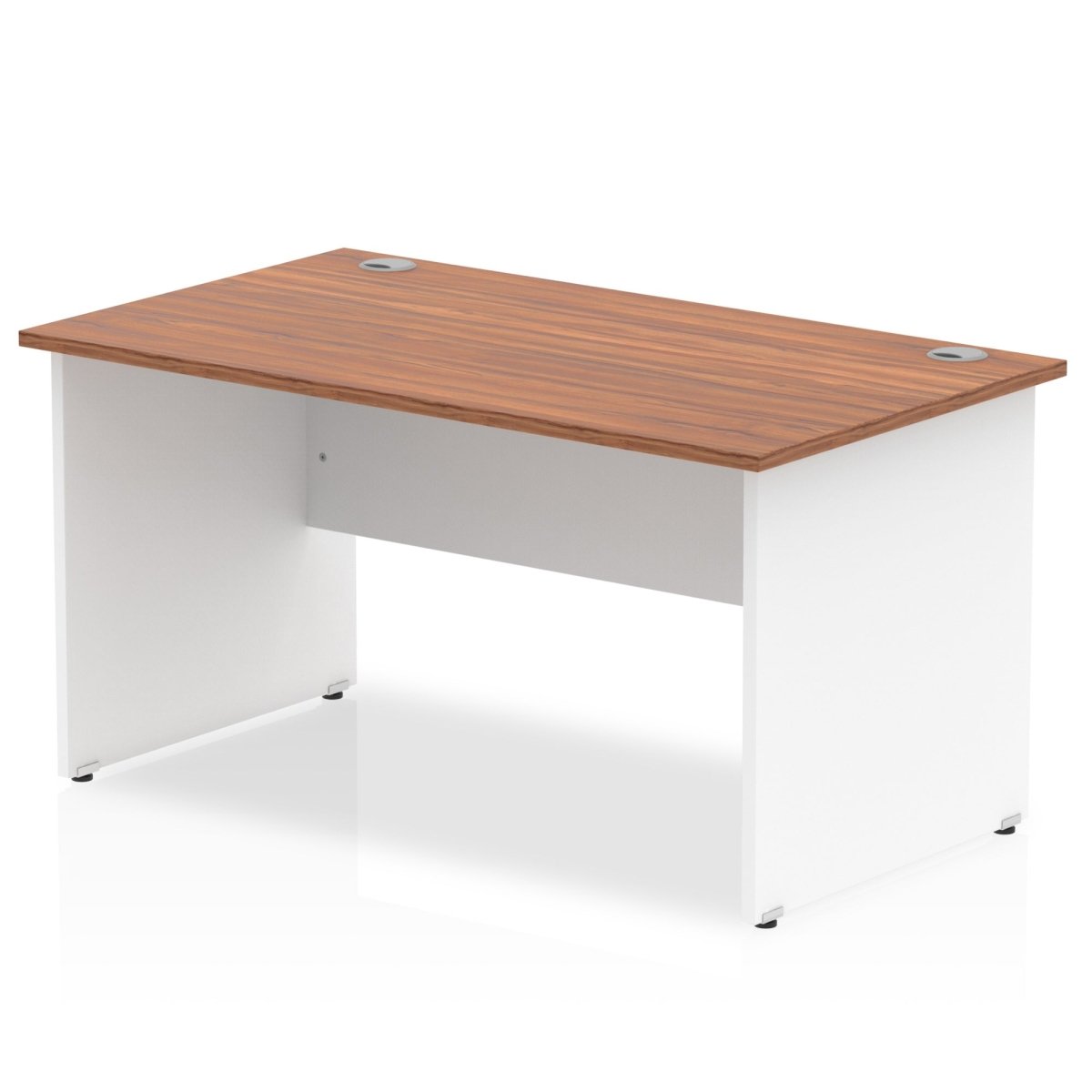 Office furniture impulse-140mm-straight-desk-panel-end-leg Dynamic  Walnut Colour Walnut 