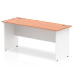 Office furniture impulse-160mm-slimline-desk-panel-end-leg Dynamic  White Colour Beech 