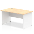 Office furniture impulse-140mm-straight-desk-panel-end-leg Dynamic  Maple Colour Maple 