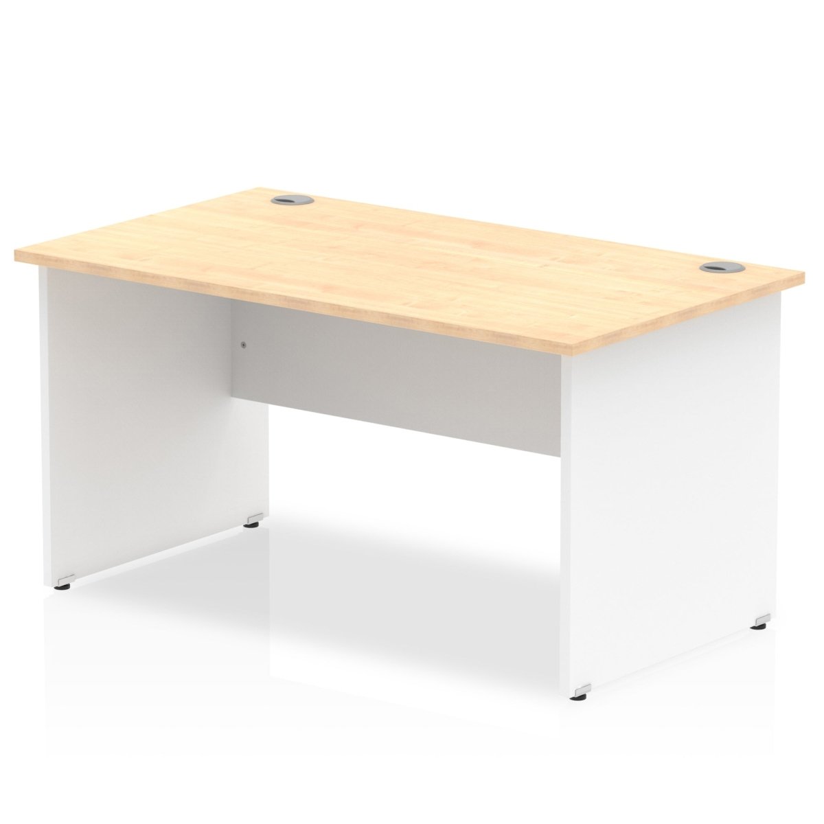 Office furniture impulse-140mm-straight-desk-panel-end-leg Dynamic  Maple Colour Maple 