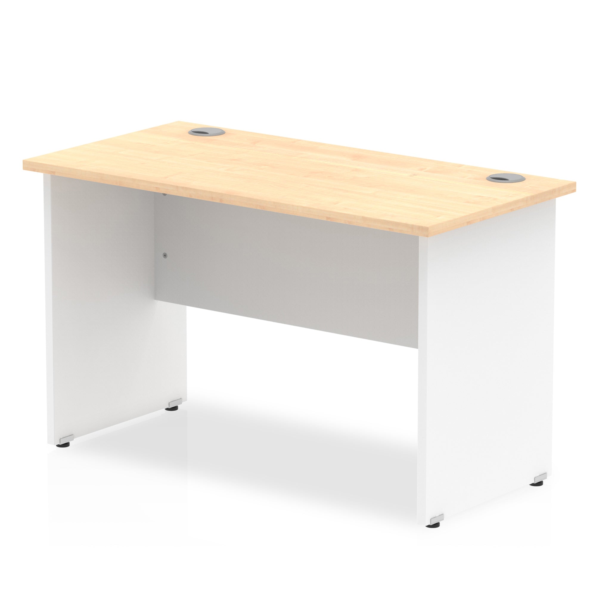 Office furniture impulse-800mm-slimline-desk-panel-end-leg Dynamic  Maple Colour Maple 