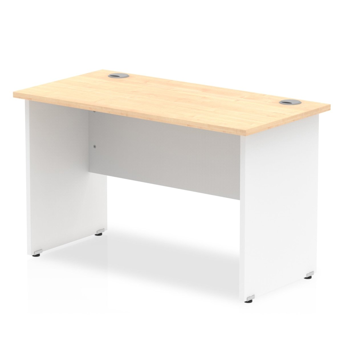 Office furniture impulse-120mm-slimline-desk-panel-end-leg Dynamic  White Colour Maple 