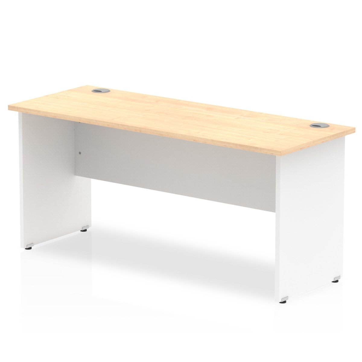 Office furniture impulse-160mm-slimline-desk-panel-end-leg Dynamic  White Colour Maple 