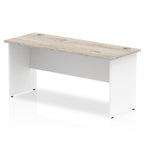 Office furniture impulse-160mm-slimline-desk-panel-end-leg Dynamic  White Colour Grey Oak 