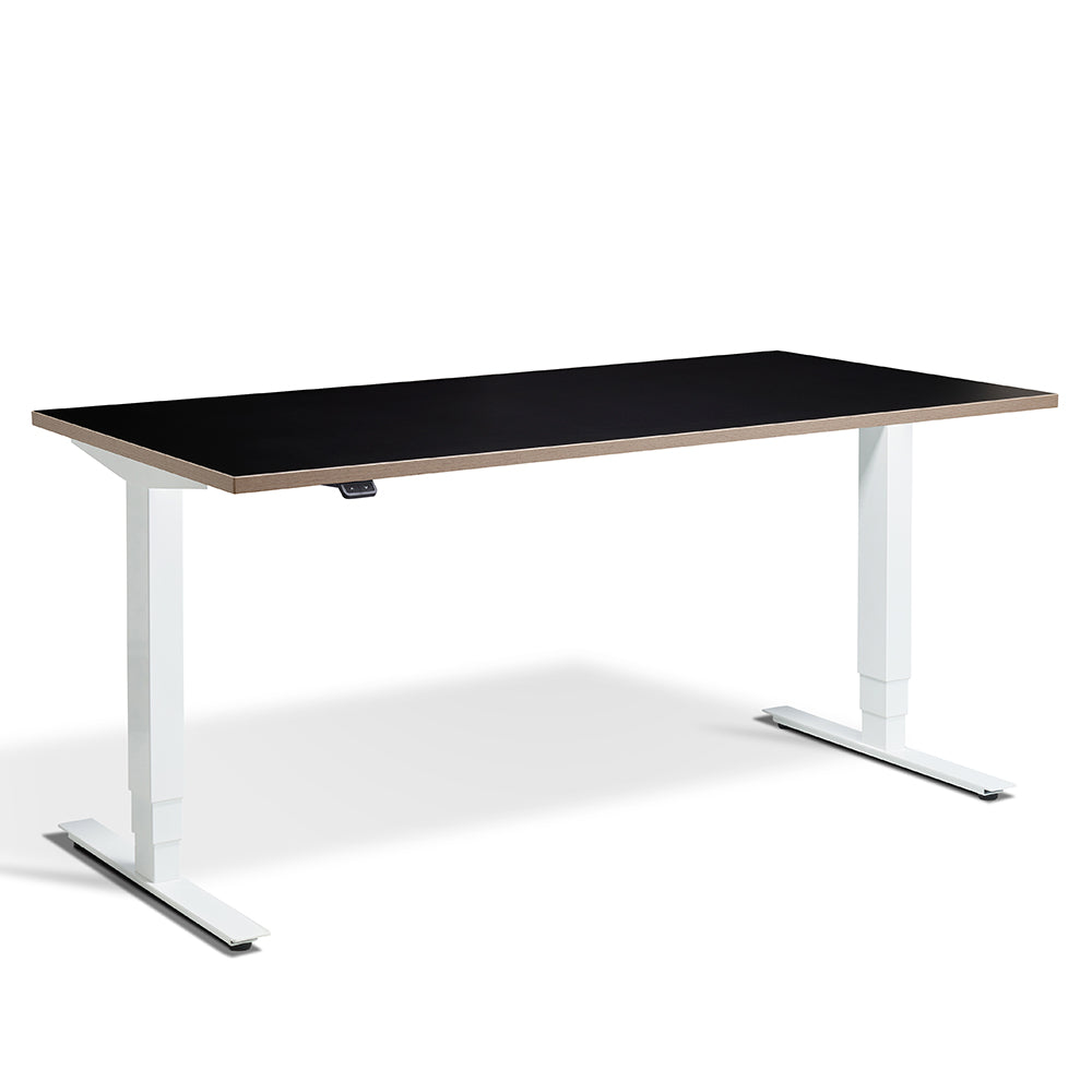 Lavoro Standing Desk Height Adjustable  | SADV14080-Black Ply Edge