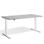 Lavoro Sit Stand Height Adjustable Desk choose desk colour and width 120 140 160 or 184