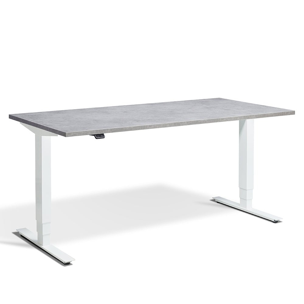 Lavoro Sit Stand Height Adjustable Desk choose desk colour and width 120 140 160 or 184