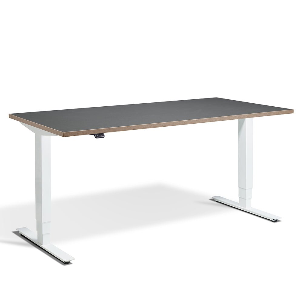 Lavoro Sit Stand Height Adjustable Desk choose desk colour and width 120 140 160 or 185