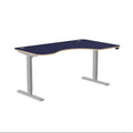 Height Adjustable Sit Stand  Corner Radial Desk Levanta Zoom 160|180cm Wide
