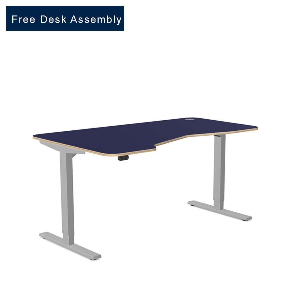 Height Adjustable Sit Stand Desk Levanta Zoom  160cm Wide LH|RH  Height Adjustable Desk