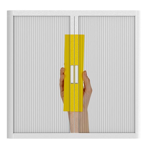 Office  Tambour Alphabet Cupboard  100cm H with 2 shelves EOTAM1M-Alphabet 11 Office Furniture and Home Remote Working