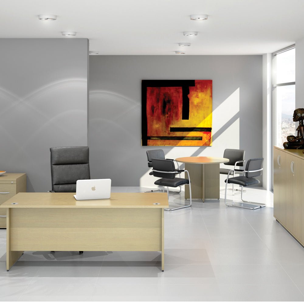 Ashford Home Office desk 120 W x 70cm D, top 25mm, panel legs, HO-ASH1273 4 Office Furniture and Home Remote Working