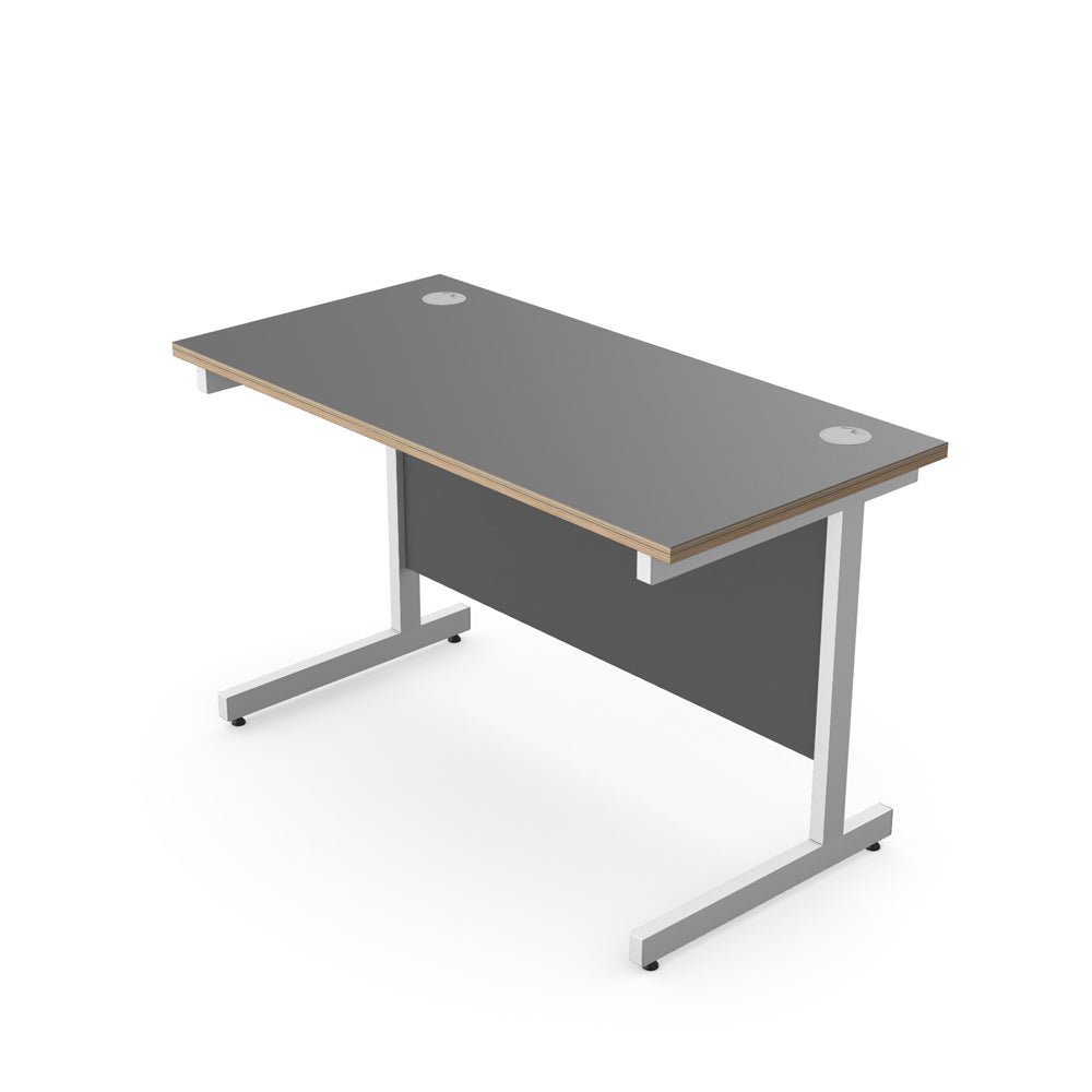 Ashford Metal Leg 120 W x 60 D x 72.5cm H, Straight Desk CTST1261 2 Office Furniture and Home Remote Working