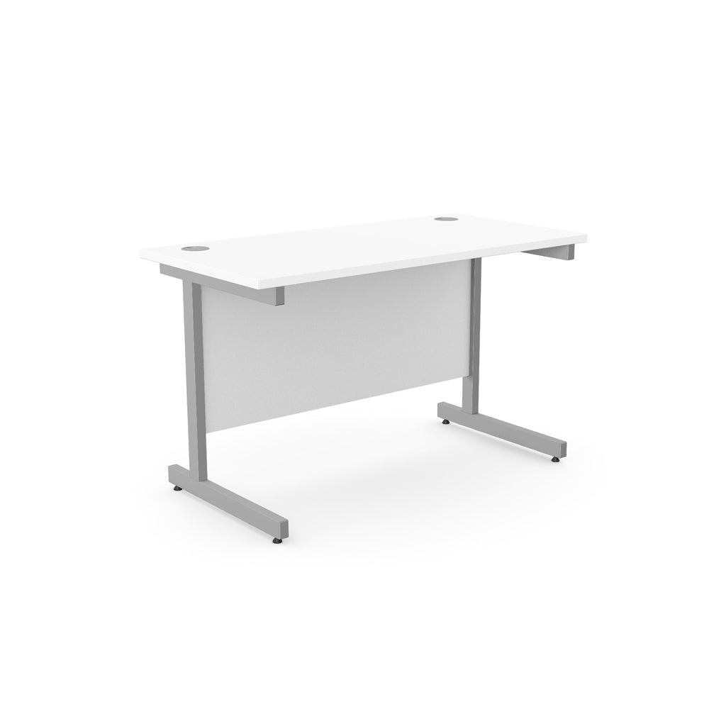 Ashford Metal Leg 120 W x 80 D x 72.5cm H Straight Desk, CTST1283 4 Office Furniture and Home Remote Working