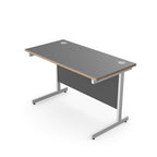 Ashford Metal Leg 120 W x 80 D x 72.5cm H Straight Desk, CTST1281 2 Office Furniture and Home Remote Working