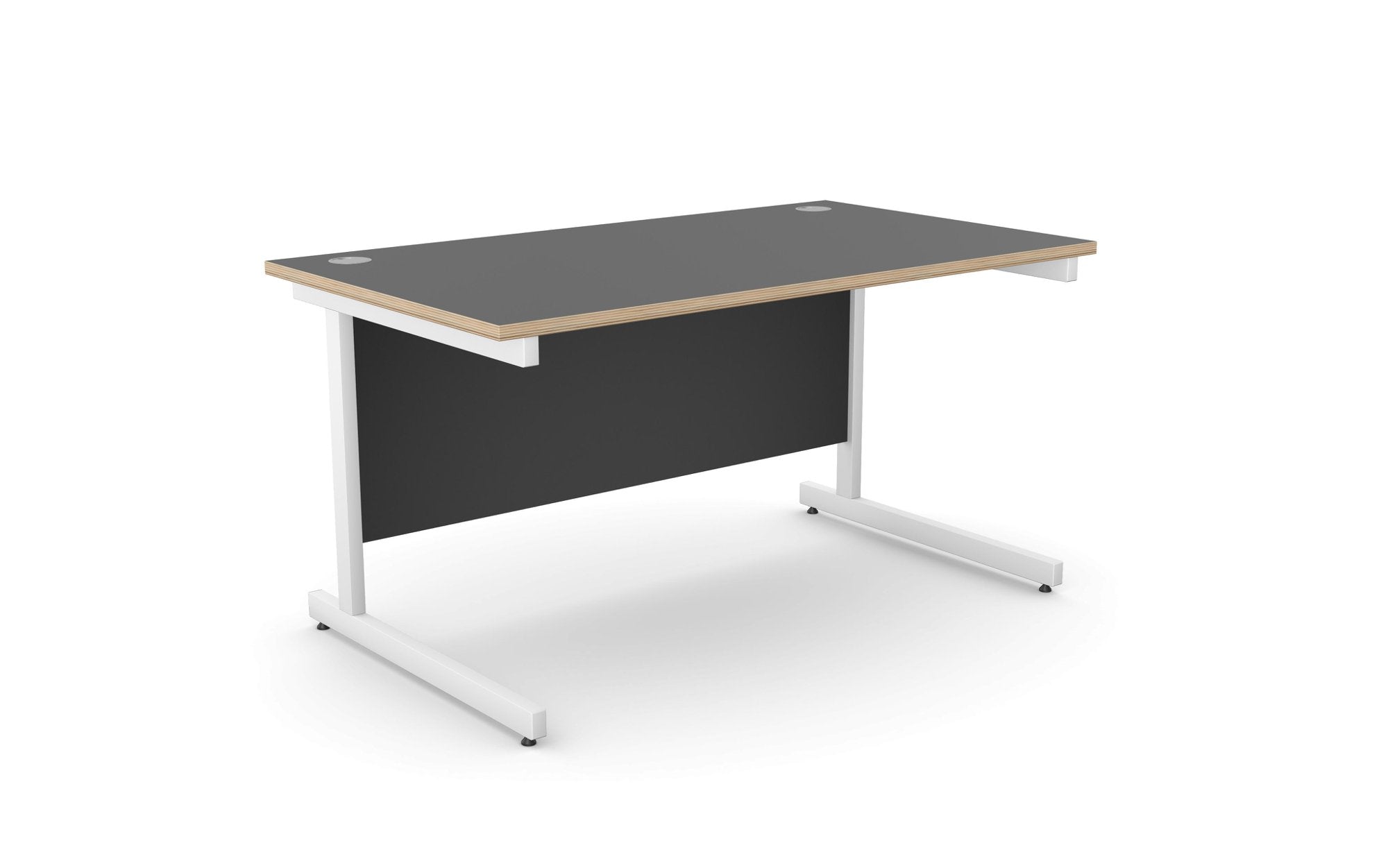 Ashford Metal Leg 120 W x 80 D x 72.5cm H Straight Desk, CTST1288 9 Office Furniture and Home Remote Working