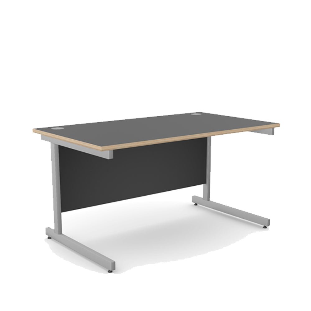 Ashford Metal Leg 140 W x 80 D x 72.5cm H Straight Desk, CTST1482 3 Office Furniture and Home Remote Working