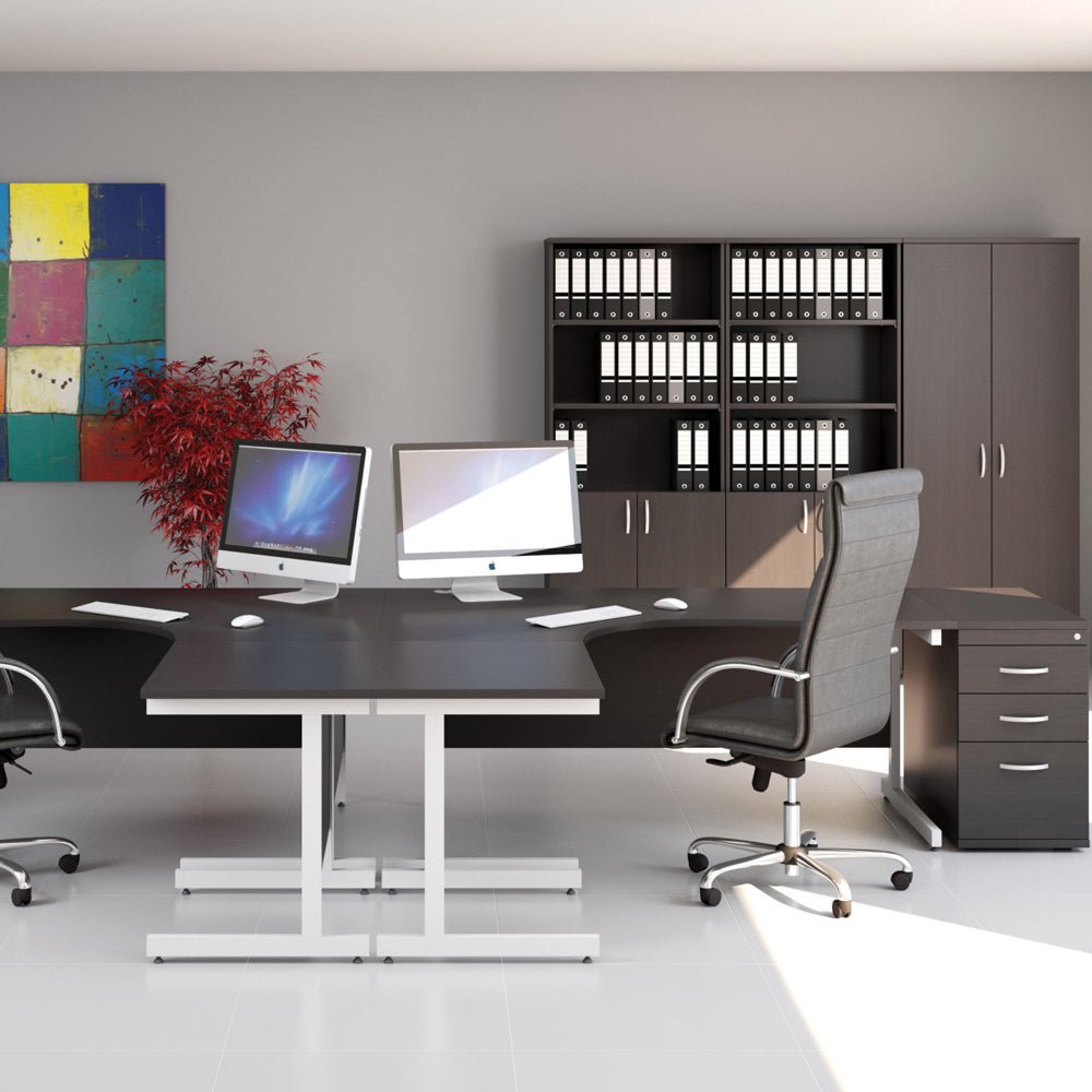 Ashford Metal Leg 140 W x 80 D x 72.5cm H Straight Desk, CTST1486 7 Office Furniture and Home Remote Working