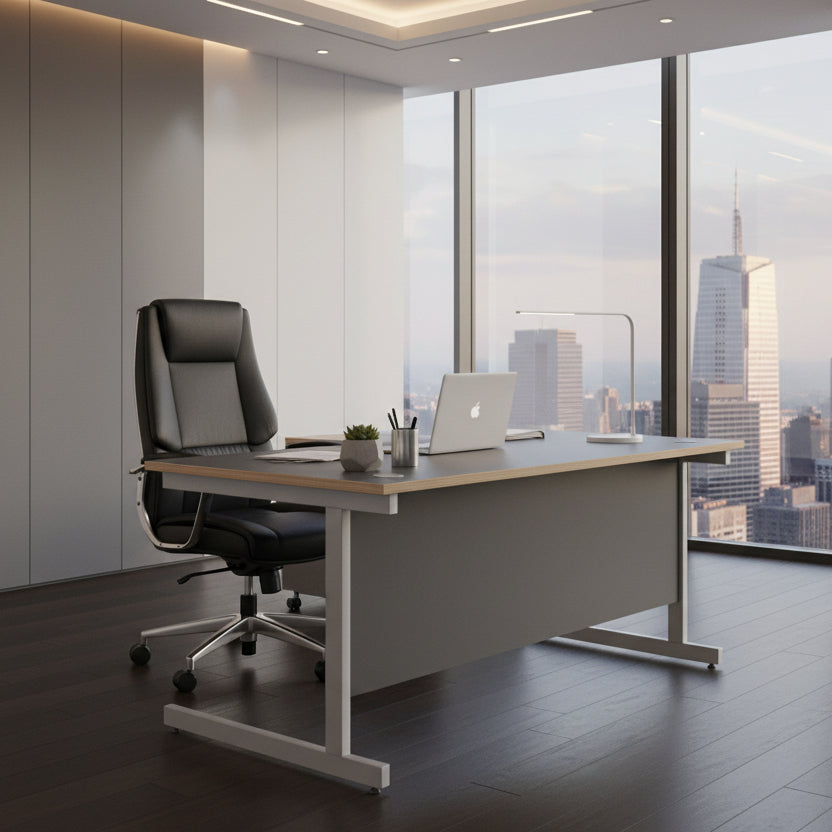 Office | Home Desk Ashford Cantilever Leg 160 W x 80|70 D  Straight Desk, CTST1680