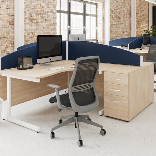 Ashford Metal Leg 180W R/H Corner desk, A-CTRD1812R 5 Office Furniture and Home Remote Working