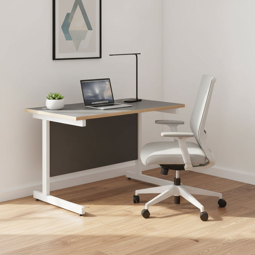 Office | Home Desk Ashford Cantilever Leg 80 W x 60 D  Straight Desk, CTST0860