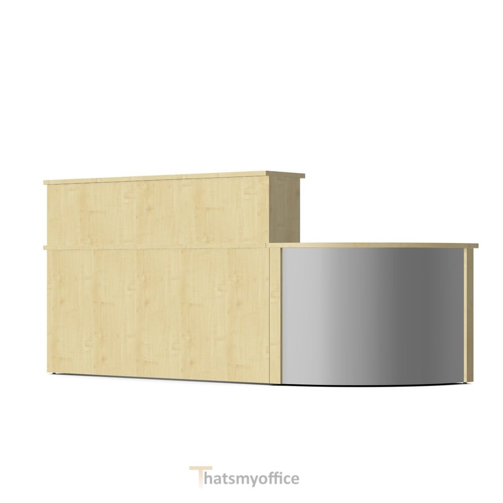 Ashford Reception Desk With logo or image 9 Office Furniture and Home Remote Working