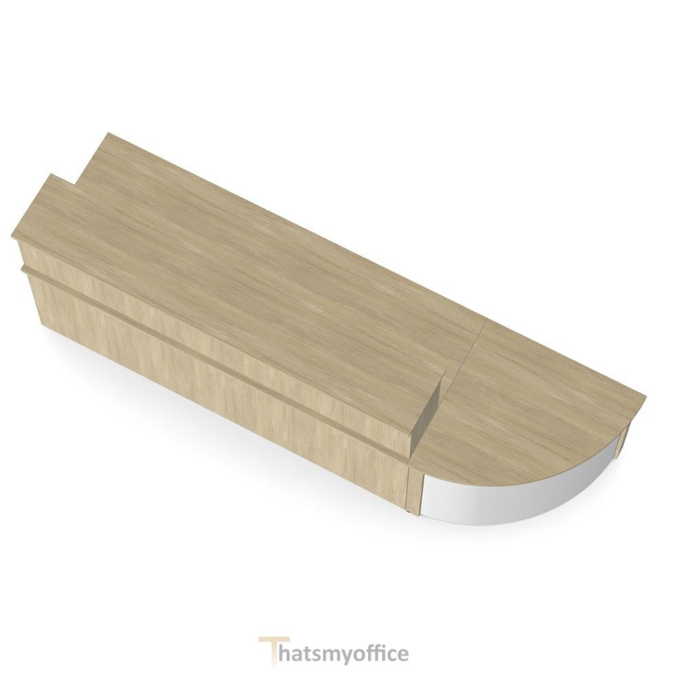 Ashford Reception Desk With logo or image 9 Office Furniture and Home Remote Working