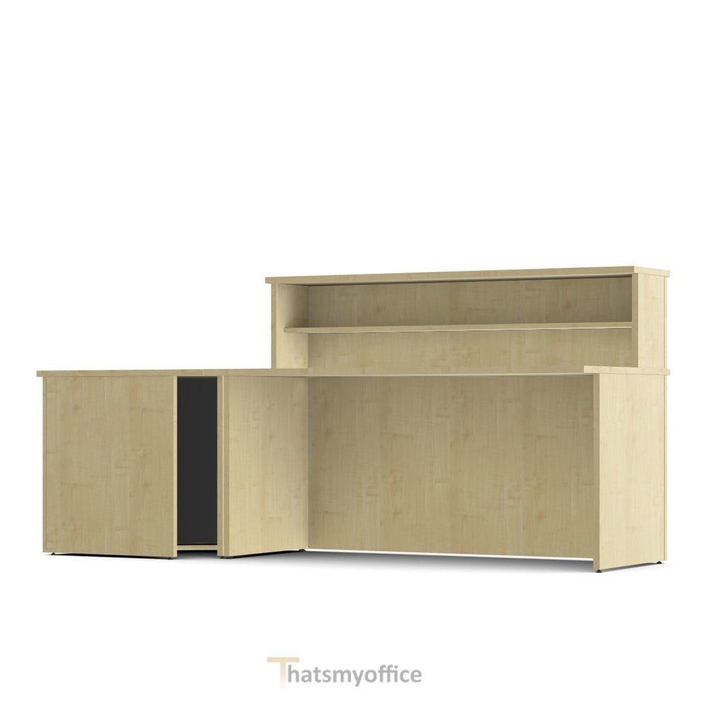 Ashford Reception Desk With logo or image 9 Office Furniture and Home Remote Working