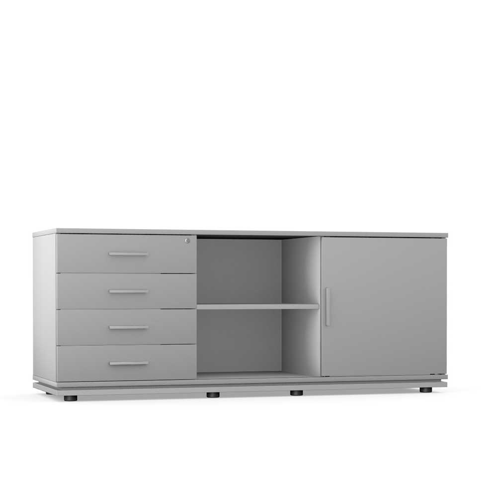Blog/Trio Side Cabinet (4 drawers, Sliding Door) WU-TB 11 Office Furniture and Home Remote Working