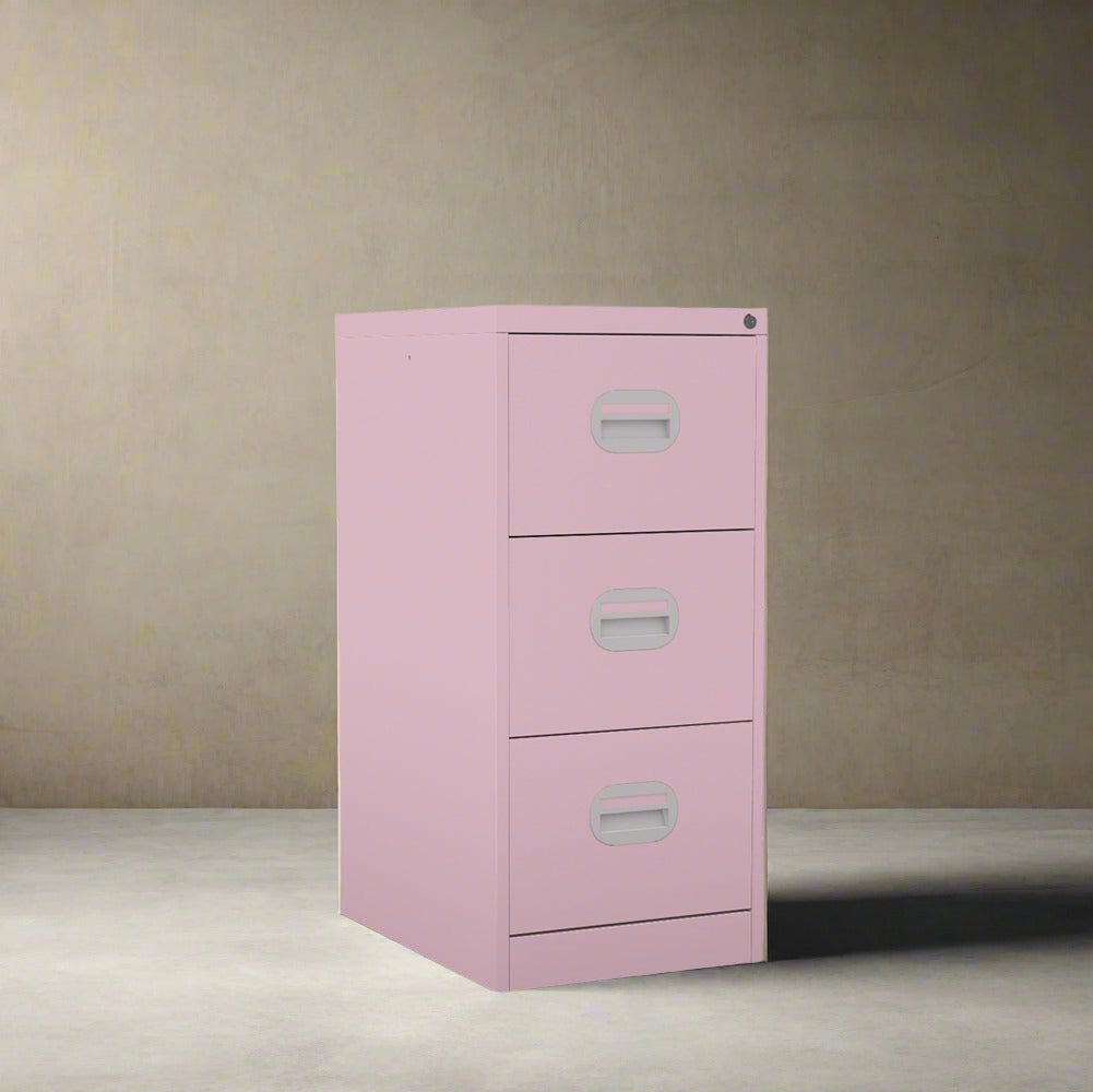 Budget 3 Drawer Filing Cabinet 360° View & AR Silverline Kontrax FCEC3F 1 Office Furniture