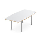 Office  C-Sense Single Piece Curved Meeting Table ply edge