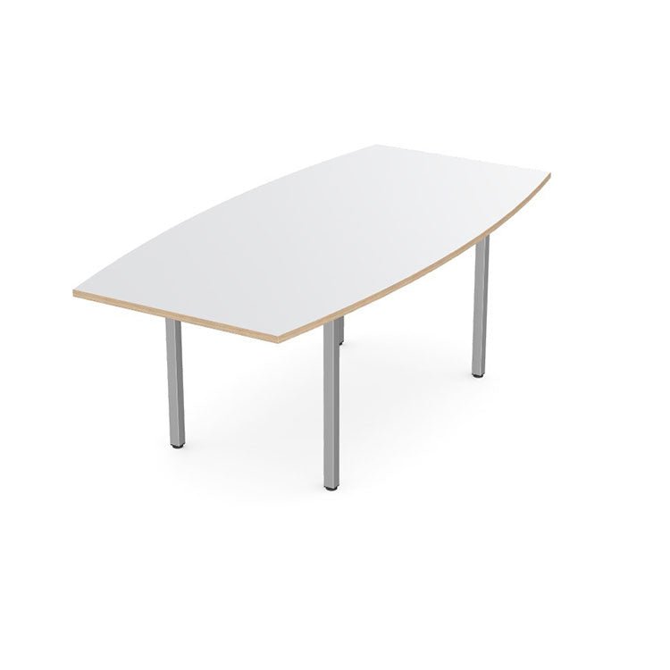 Office  C-Sense Single Piece Curved Meeting Table ply edge