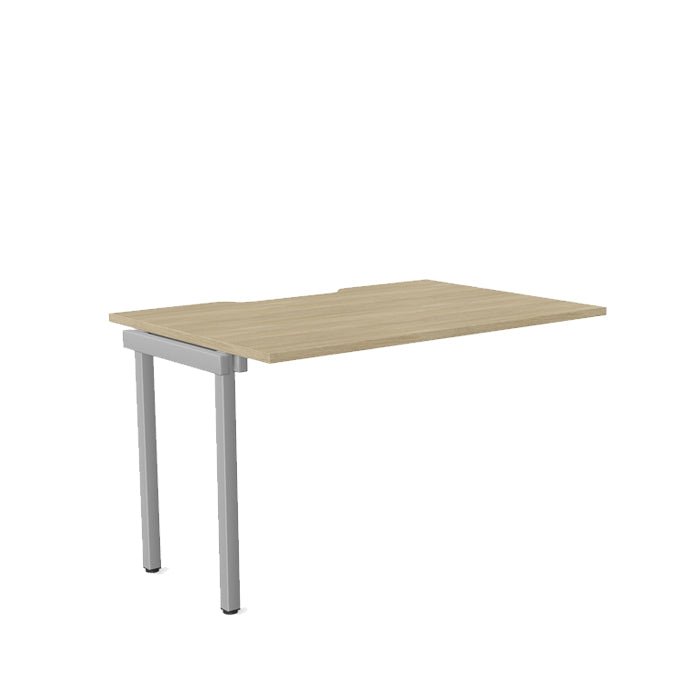 Bench Desk C-sense 1 Person Extension Scallop Top C-Sense1