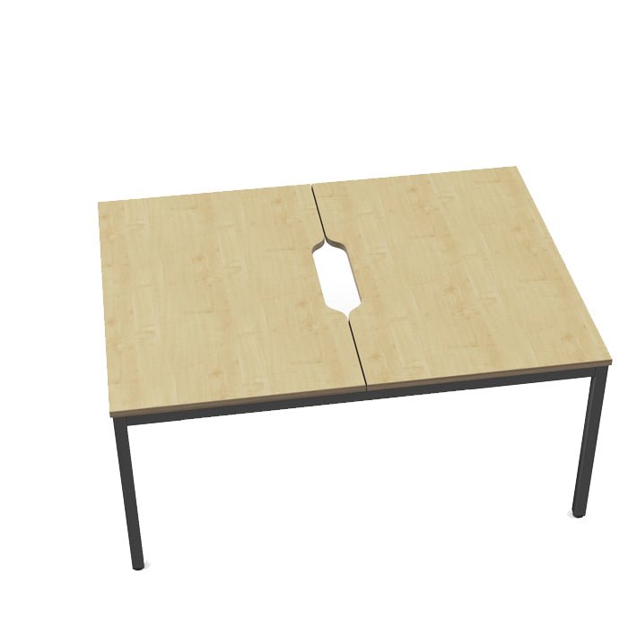 C-sense 2 Person Bench Open Leg Portal or Scallop Top C-Sense3 2 Office Furniture and Home Remote Working