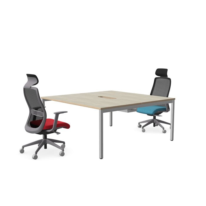 2 person Desk C Sense Set ConfiguratorThat’s My Office Furniture, 360 Degree View storage, desk, chair