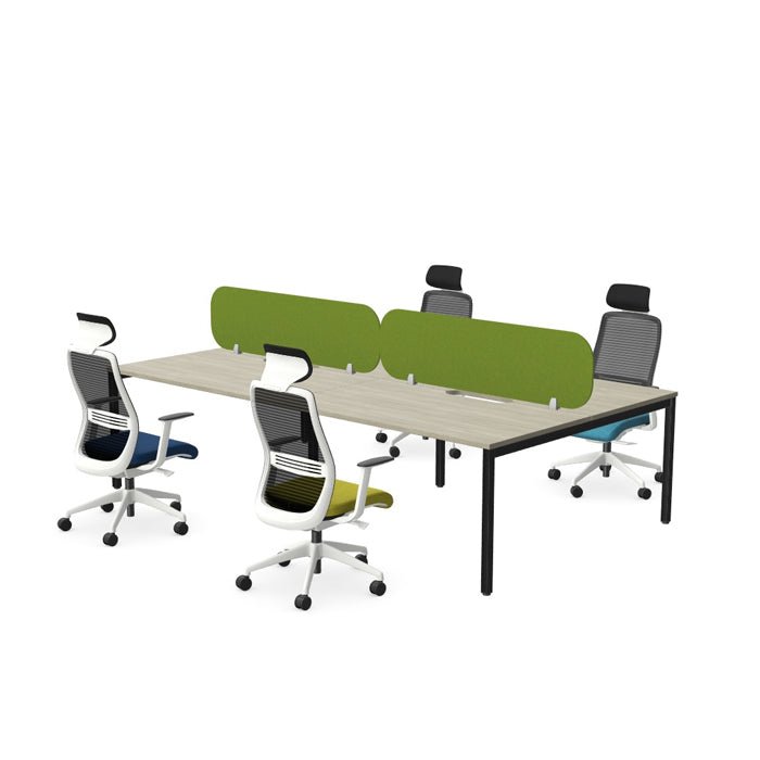 4 person Bench  Desk C Sense Set ConfiguratorThat’s My Office Furniture, 360 Degree View storage, desk, chair