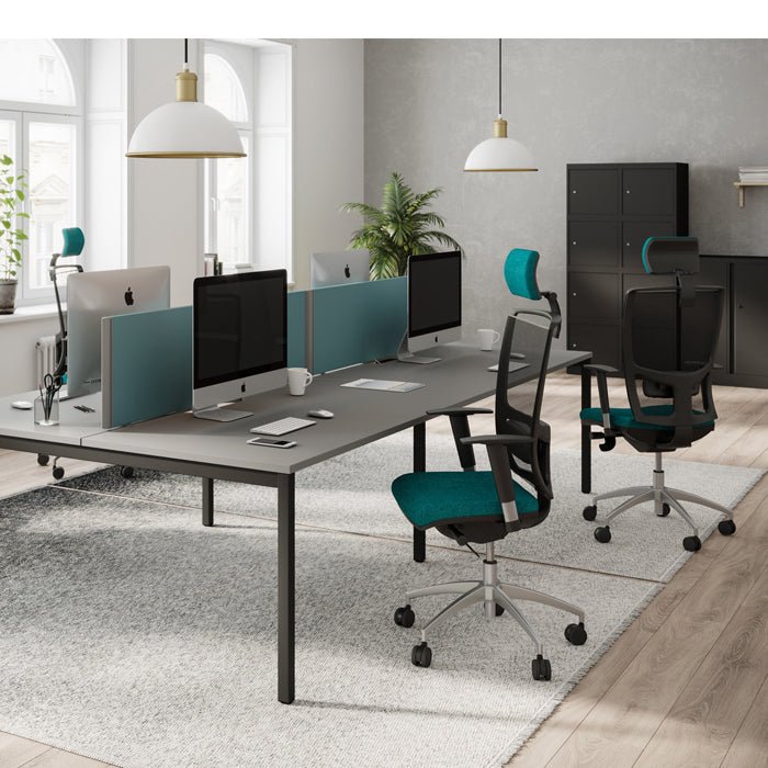 C Sense 4 person Desk Set Configurator 2 Office Furniture and Home Remote Working