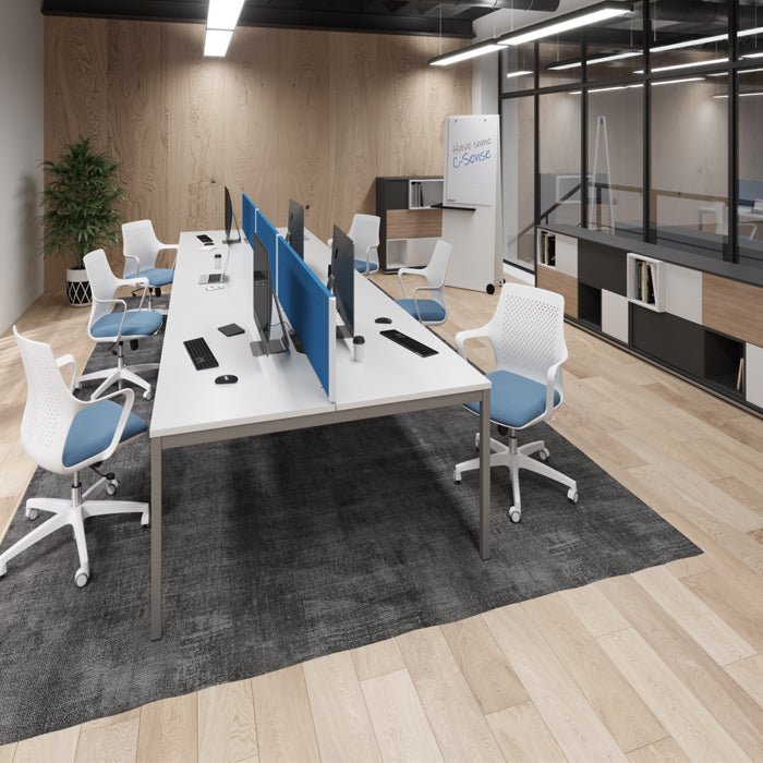 C Sense 4 person Desk Set Configurator 3 Office Furniture and Home Remote Working