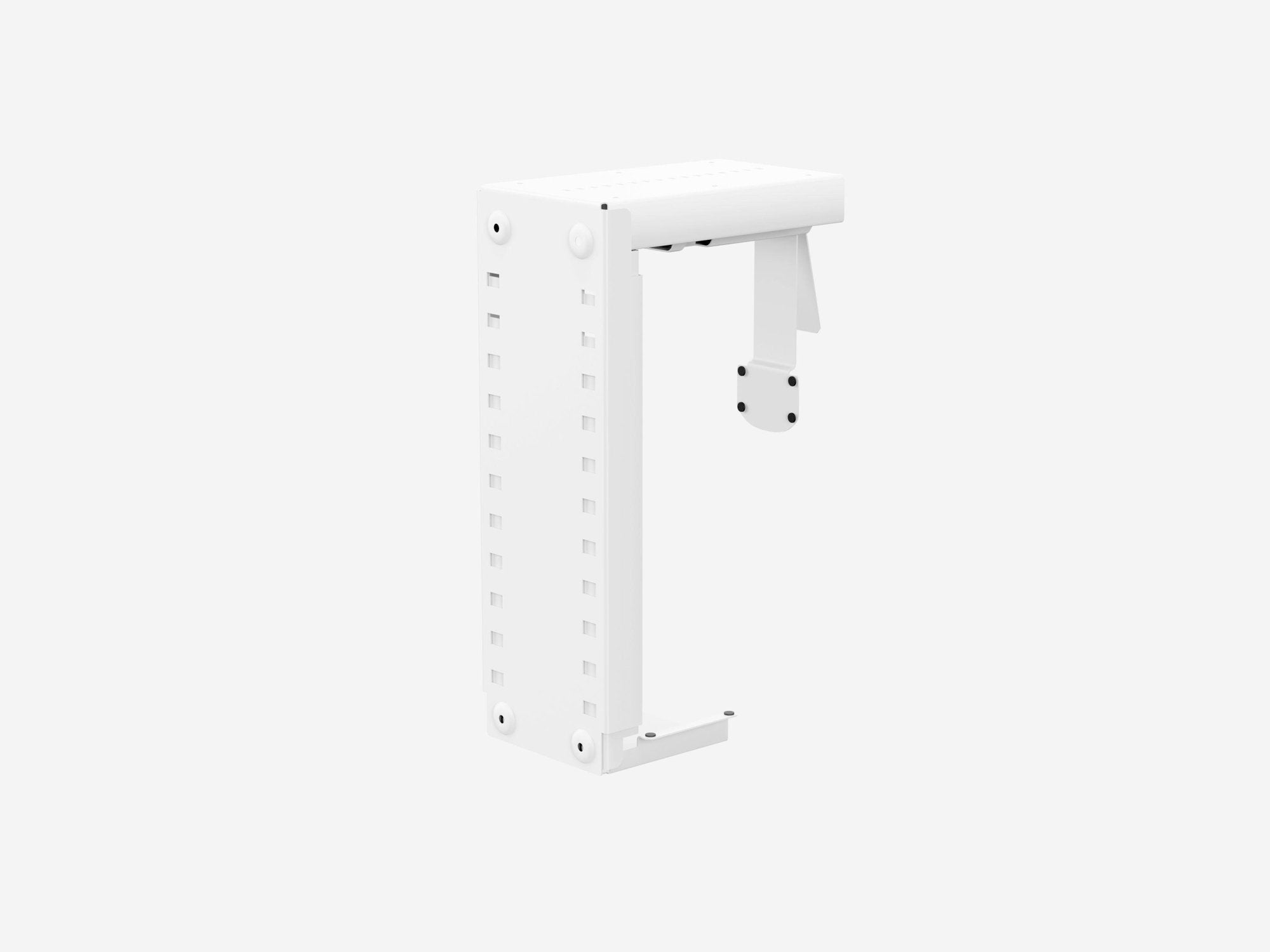 CPU Holder Fully adjustable - White 1 Office Furniture and Home Remote Working