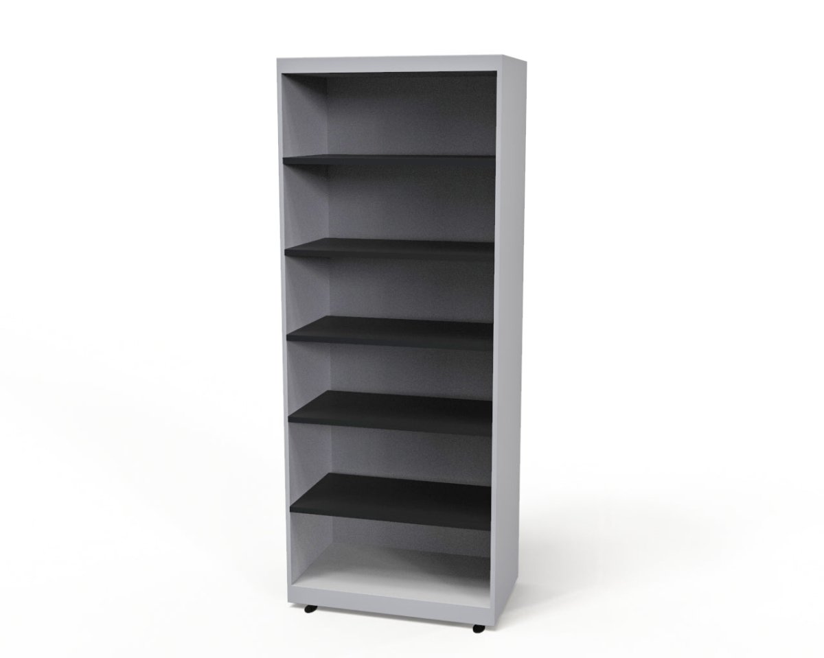 CSD378 Silverline Combination Cupboard 3 Drawer & Cupboard Satin White 45 Office Furniture