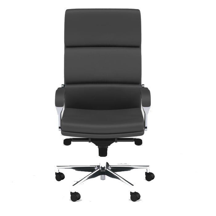 Denver A-540-01 High Back Exec Chair - MF-165T Mech Moby Arms Europa AL690 Base - Lotus Black L001 1 Office Furniture