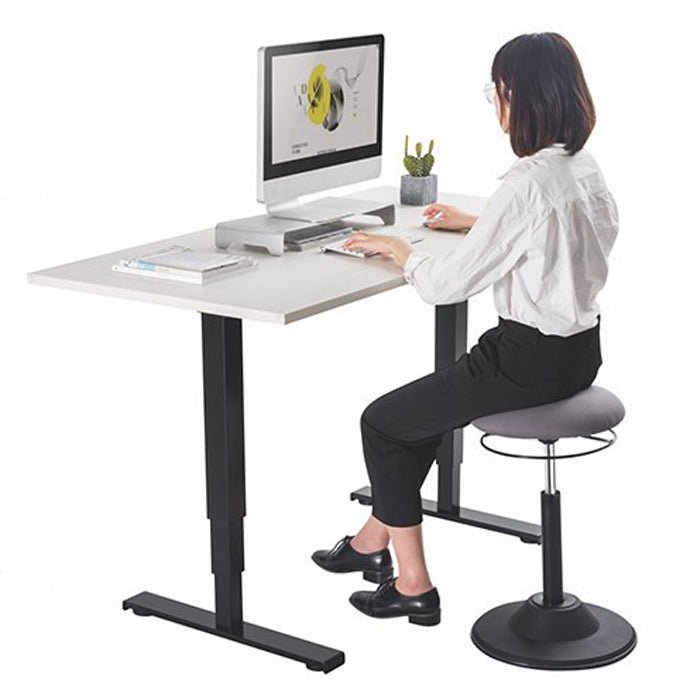 Eze Adjustable height active wobble stool - CH04-6-Black 3 Office Furniture and Home Remote Working