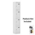 2-3 Day 1,2, or 4 Door Locker Kontrax   LKXD22SD Grey (Self Assembly) 7 Office Furniture and Home Remote Working