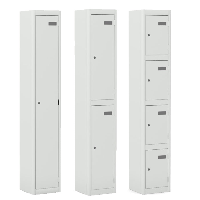 2-3 Day 1,2, or 4 Door Locker Kontrax   LKXD22SD Grey (Self Assembly) 1 Office Furniture and Home Remote Working