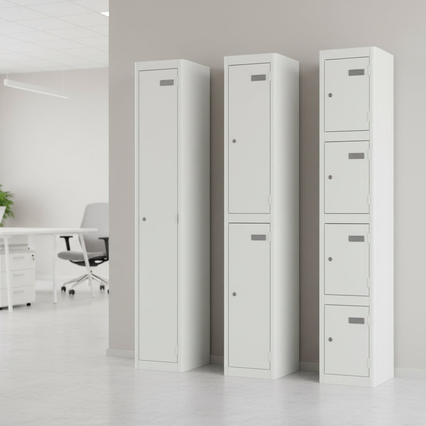 2-3 Day 1,2, or 4 Door Locker Kontrax   LKXD22SD Grey (Self Assembly) 1 Office Furniture and Home Remote Working