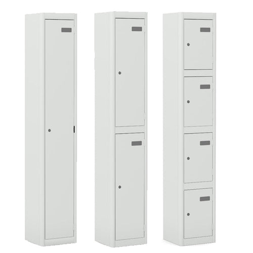 2-3 Day 1,2, or 4 Door Locker Kontrax   LKXD22SD Grey (Self Assembly) 1 Office Furniture and Home Remote Working