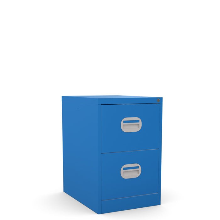 2 Drawer Filing Cabinet 2-3 Day Delivery Silverline Value FCEC2F Grey/White/Red/Blue/Black -Filing Cabinet Fast Delivery
