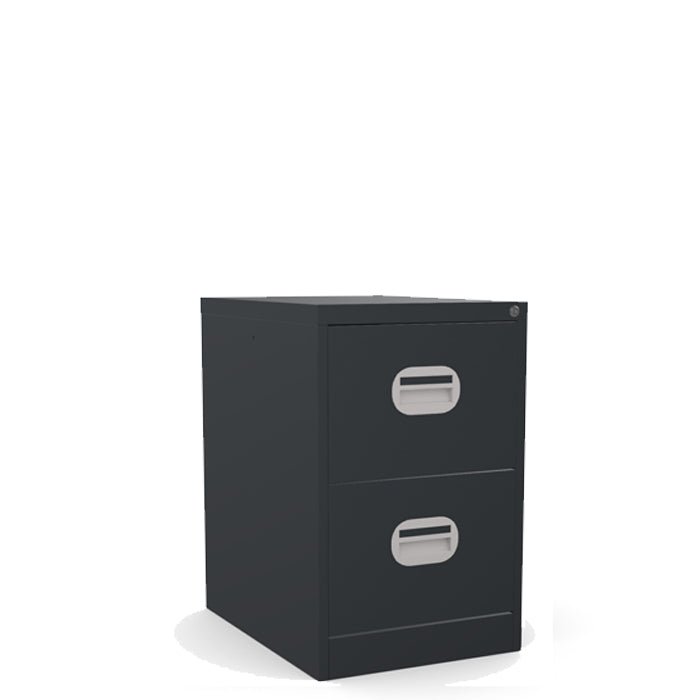 2 Drawer Filing Cabinet 2-3 Day Delivery Silverline Value FCEC2F Grey/White/Red/Blue/Black -Filing Cabinet Fast Delivery