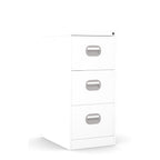 3 Drawer Filing Cabinet 2-3 Day Delivery Silverline Value FCEC3F Grey/White/Red/Blue/Black - Filing Cabinet Fast Delivery